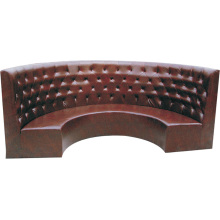 Semi circular ronda modular Victoria Style Chesterfield Banquette para restaurante Nightclub Hotel